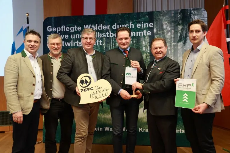Für Ökologie, gegen Bürokratie: Toschnig beim Salzburger Waldbauerntag im März. Foto: Franz Neumayr