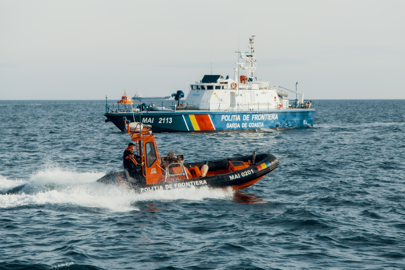 Europas Grenzen schützen, fordert die ÖVP: Frontex-Einsatz im Schwarzen Meer. Foto. Frontex