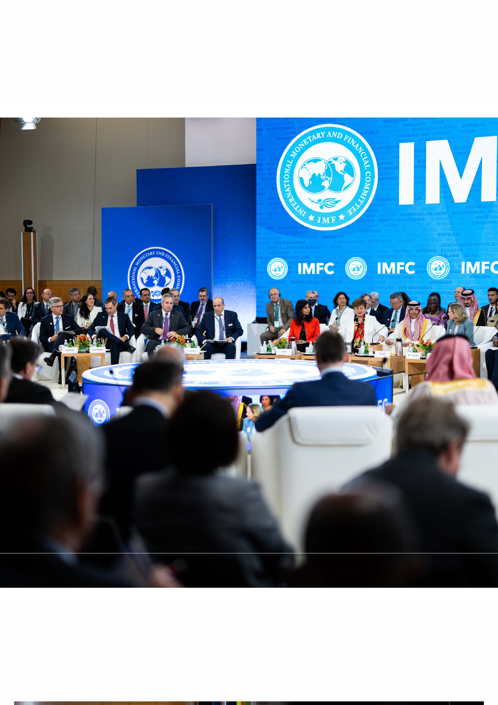 Finanzminister Magnus Brunner bei internationaler Tagung von IWF und Weltbank: Kooperation und Konjunktur im Fokus der Beratungen. Foto: BMF