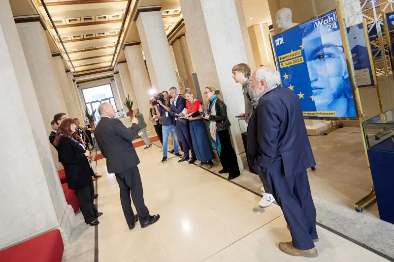 Sonderausstellung im Parlament erläutert die Verbindungen zwischen Brüssel und Wien. Foto: Thomas Topf