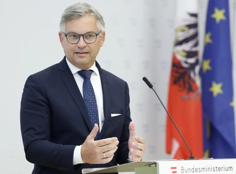 Finanzminister Magnus Brunner wird von der Bundesregierung als nächstes Mitglied Österreichs in der Europäischen Kommission nominiert. Foto: BKA/Aigner