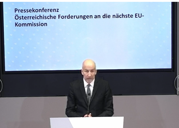 Impulse für den Standort Europa: Wirtschaftsminister Martin Kocher. 