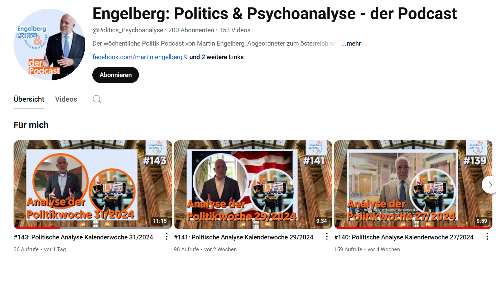 Martin Engelberg, Abgeordneter der ÖVP, spricht im aktuellen Podcast "Politics & Psychoanalyse" über den Nahost-Konflikt: Die Führung der Terrortruppe Hamas muss ausgeschaltet, das "Gift der Islamisten" beseitigt werden.