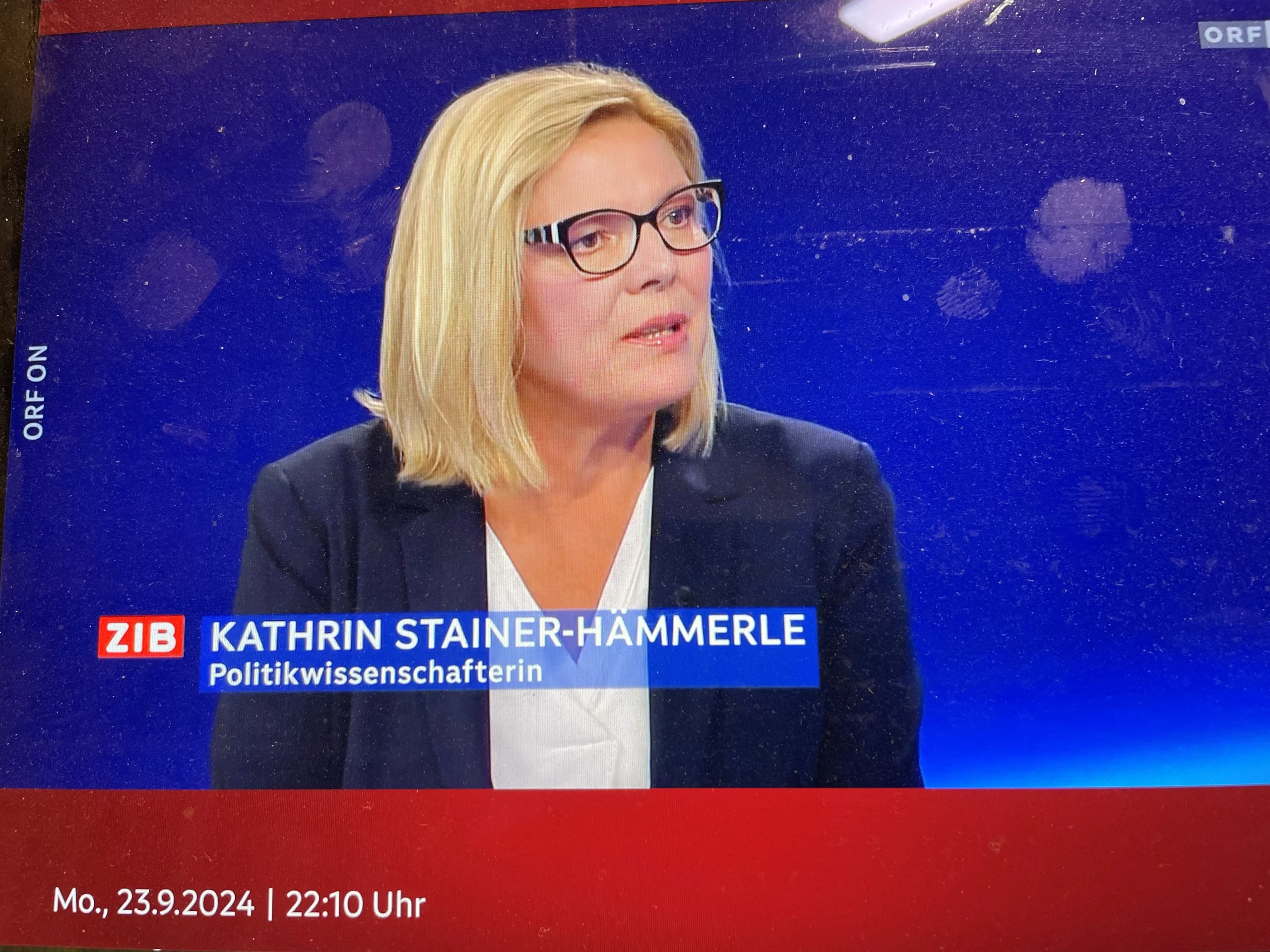 Politikwissenschaferin Kathrin Stainer-Hämmerle in der ZiB2: Wenn es um den Vergleich geht, war Nehammer der Gewinner