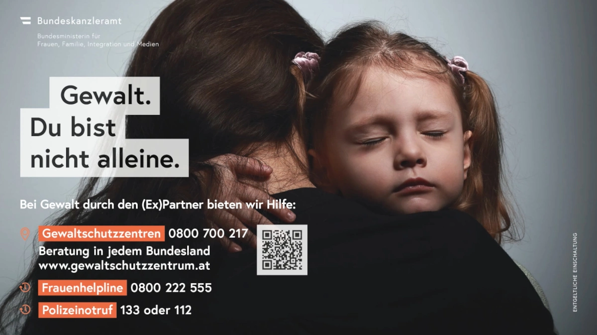 Mit einer Kampagne macht Frauenministerin Susanne Raab auf das breite Angebot an Unterstützung für Frauen gegen Gewalt aufmerksam.