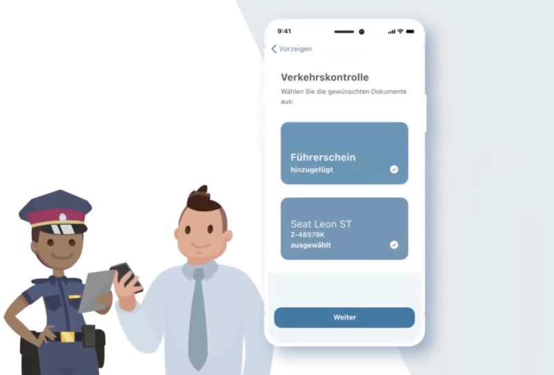 Der digitale Zulassungsschein ist ab sofort um einige Funktionen erweitert. Foto: Screenshot YouTube Digitaler Zulassungsschein /Zur Sache