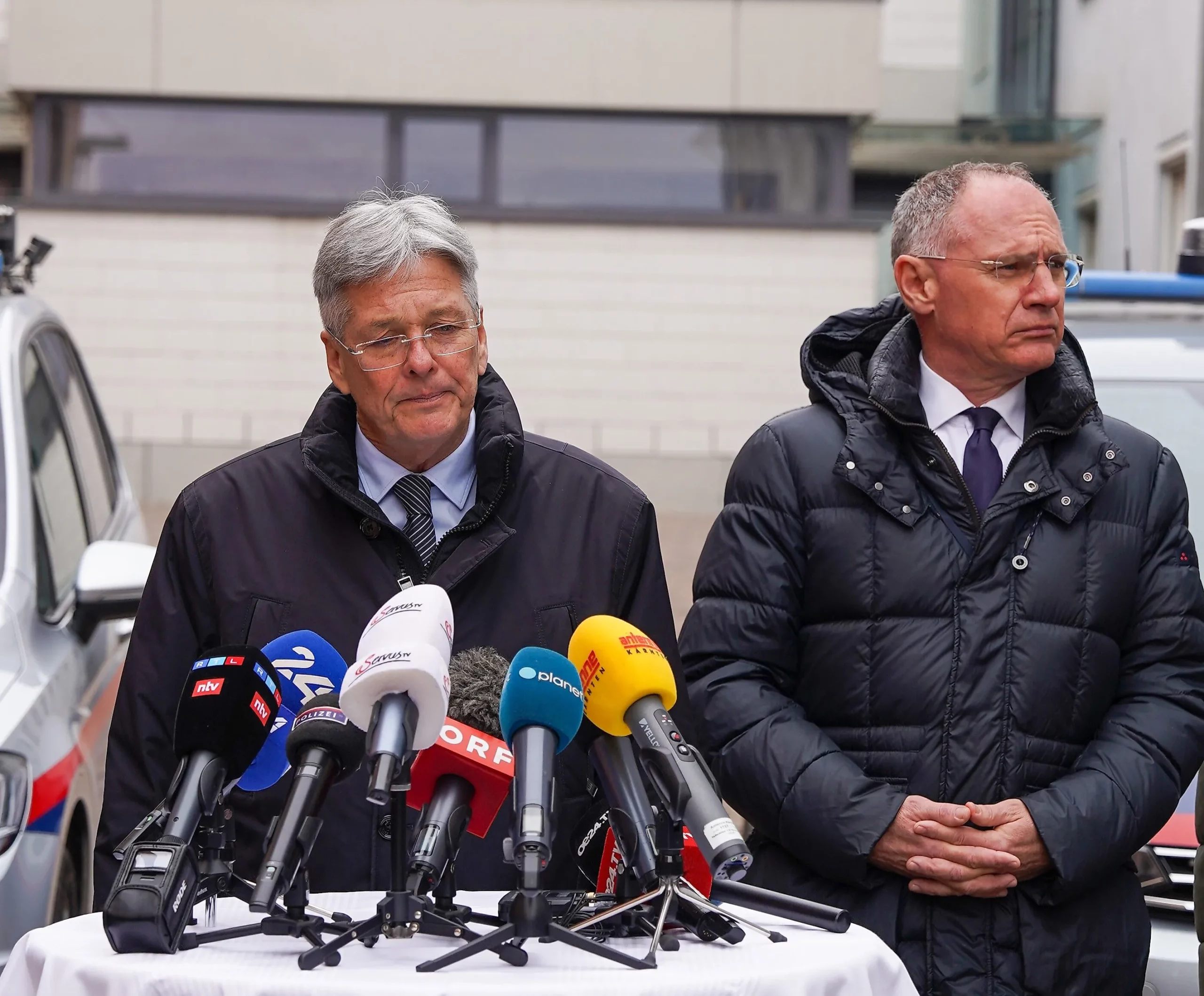 Bestürzung, Betroffenheit und Entschlossenheit: LH Peter Kaiser, Innenminister Gerhard Karner