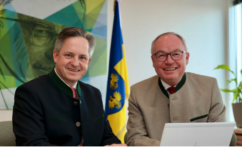 Der Bauernbund konnte die Vormachtstellung von NÖ halten. Spitzenkandidat Johannes Schmuckenschlager und Bauernbundchef Stephan Pernkopf. Foto: noebauernbund.at