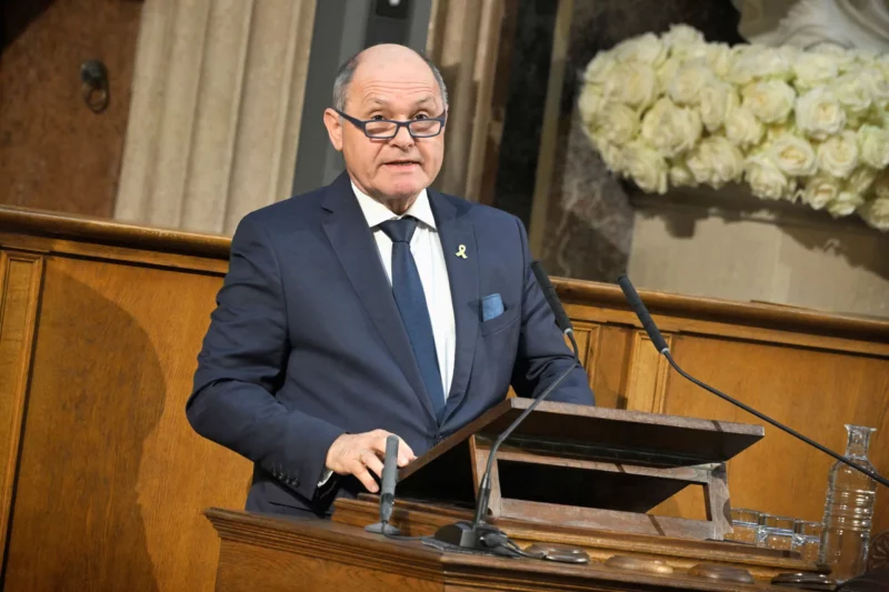 Widerspricht vehement dem Alt-Bundespräsident Heinz Fischer. Wolfgang Sobotka bezeichnet seine Aussagen über Israel als eine "Opfer-Täter-Umkehr". Foto: Parlamentsdirektion / Johannes Zinner