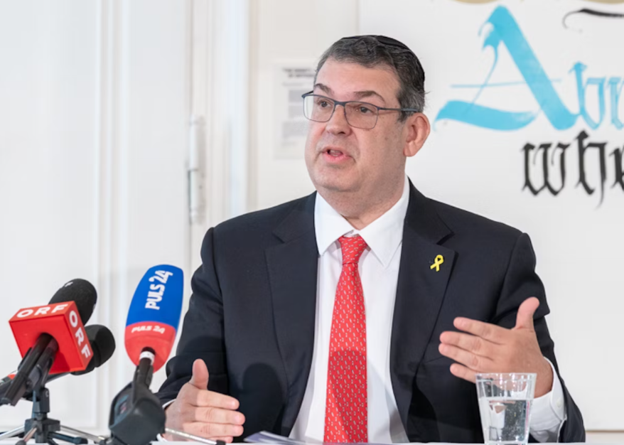 Präsentierte Zahlen zum Anstieg des Antisemitismus in Österreich: IKG-Präsident Oskar Deutsch. Foto: Screenshot IKG