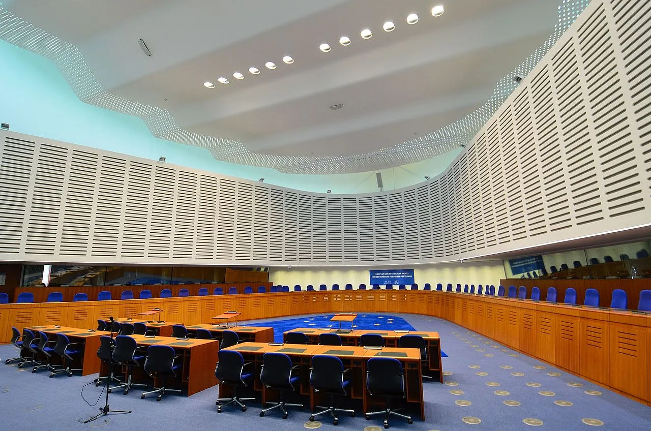 Gerichtssaal am Europäischen Gerichtshof für Menschenrechte. Foto: EuGh