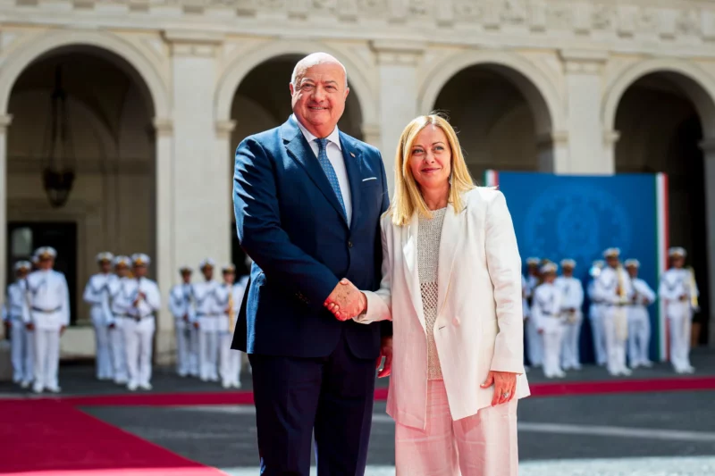 Hatten in Rom viel zu besprechen. Bundeskanzler Christian Stocker mit der italienischen Ministerpräsidentin Giorgia Meloni. Foto: BKA/Florian Schrötter
