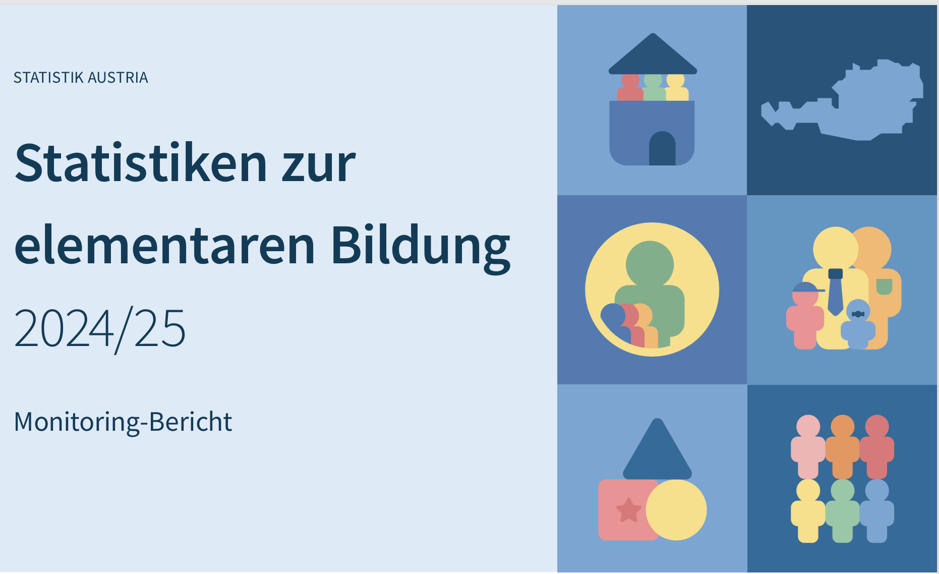 Allen Daten und Informationen für Kinder und Eltern: Monitoringbericht der Statistik Austria