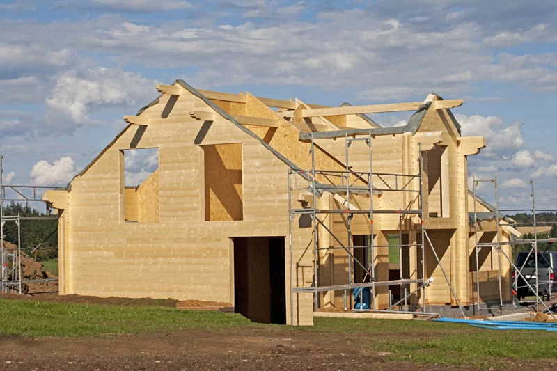 Holzbau wird in Österreich gefördert und reduziert gleichzeitig den CO2 Ausstoß. nun liegt eine Bilanz vor. Foto: istock/anjajuli
