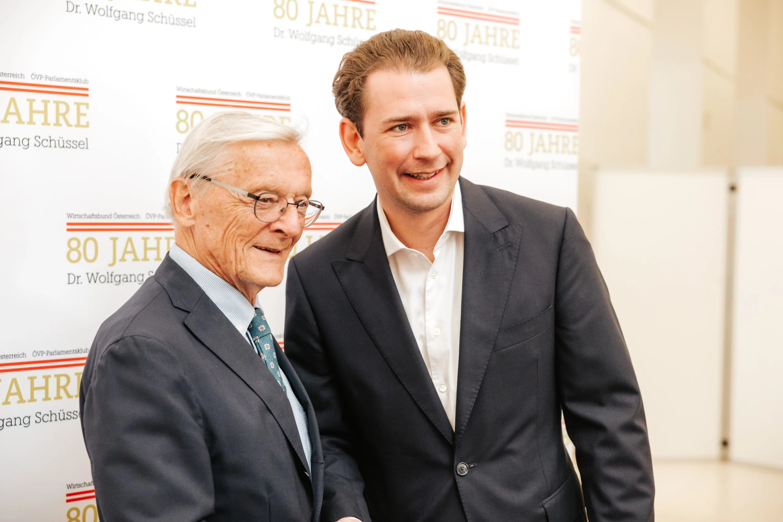 Führten beide die ÖVP zur Nummer 1. Wolfgang Schüssel und Sebastian Kurz.