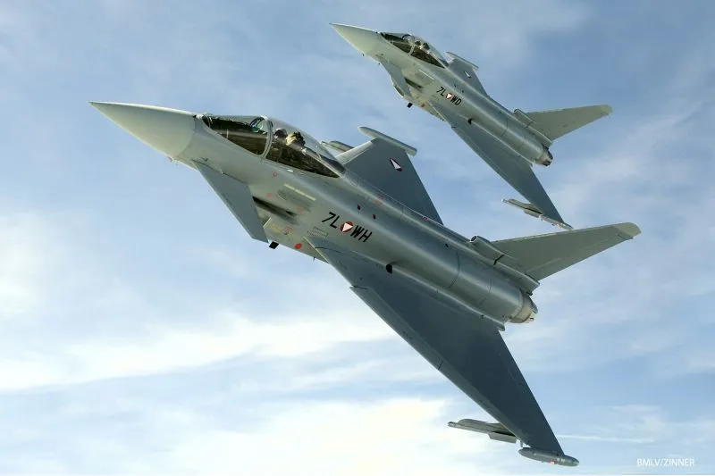 Training am Limit. Anfang November trainieren die Luftstreitkräfte Eurofighter Überschallflüge. Foto: BMLV