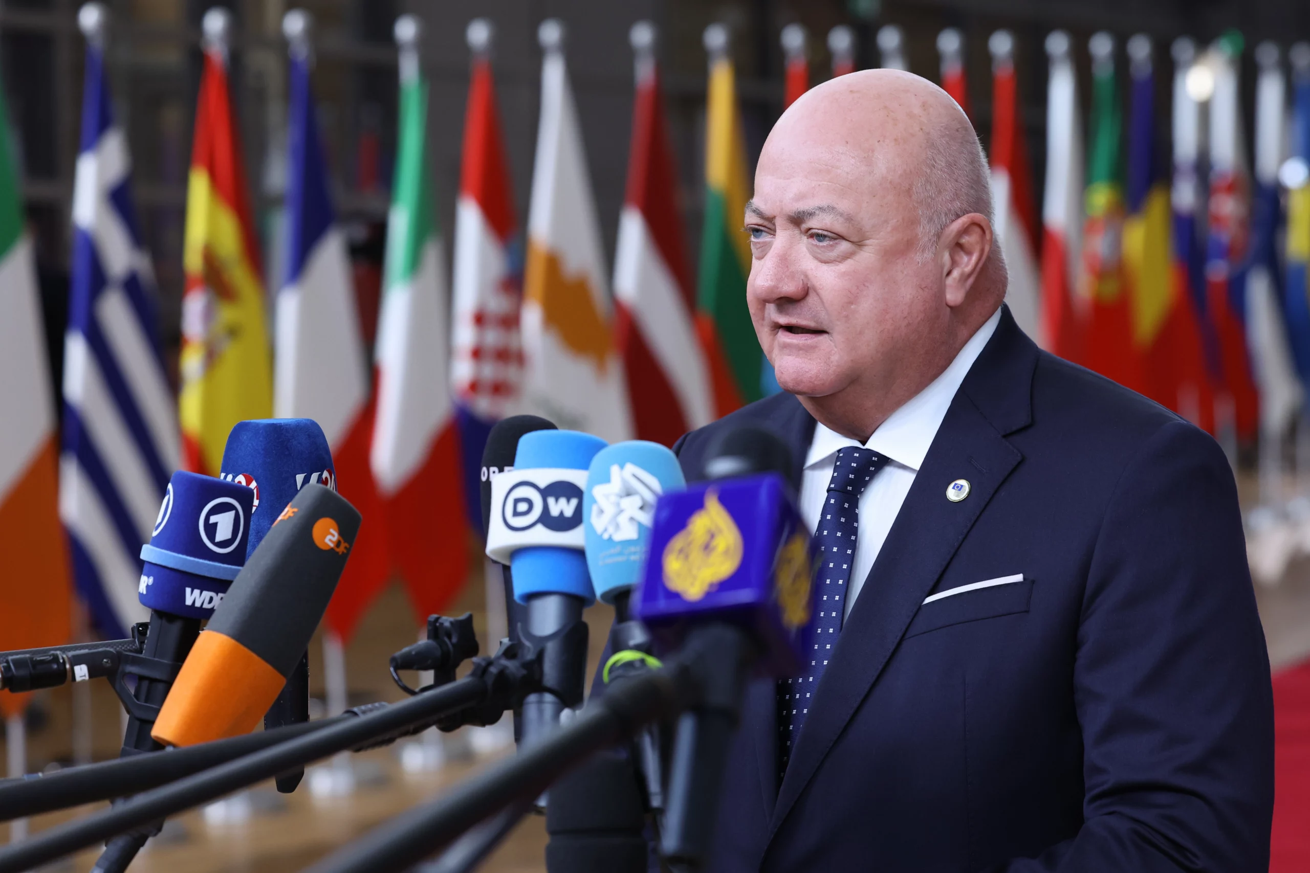 Österreich hat historische Leistungen erbracht, sagte Bundeskanzler Christian Stocker. Daran ist angesichts der Herausforderungen anzuknüpfen. (Bild: Kanzler Stocker beim EU-Gipfel am 23. Oktober); Foto: EU