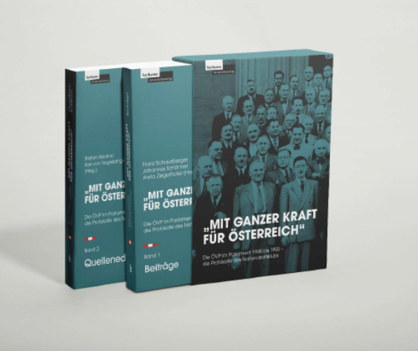 Zwei Bände im Schuber: "Mit ganzer Kraft für Österreich"