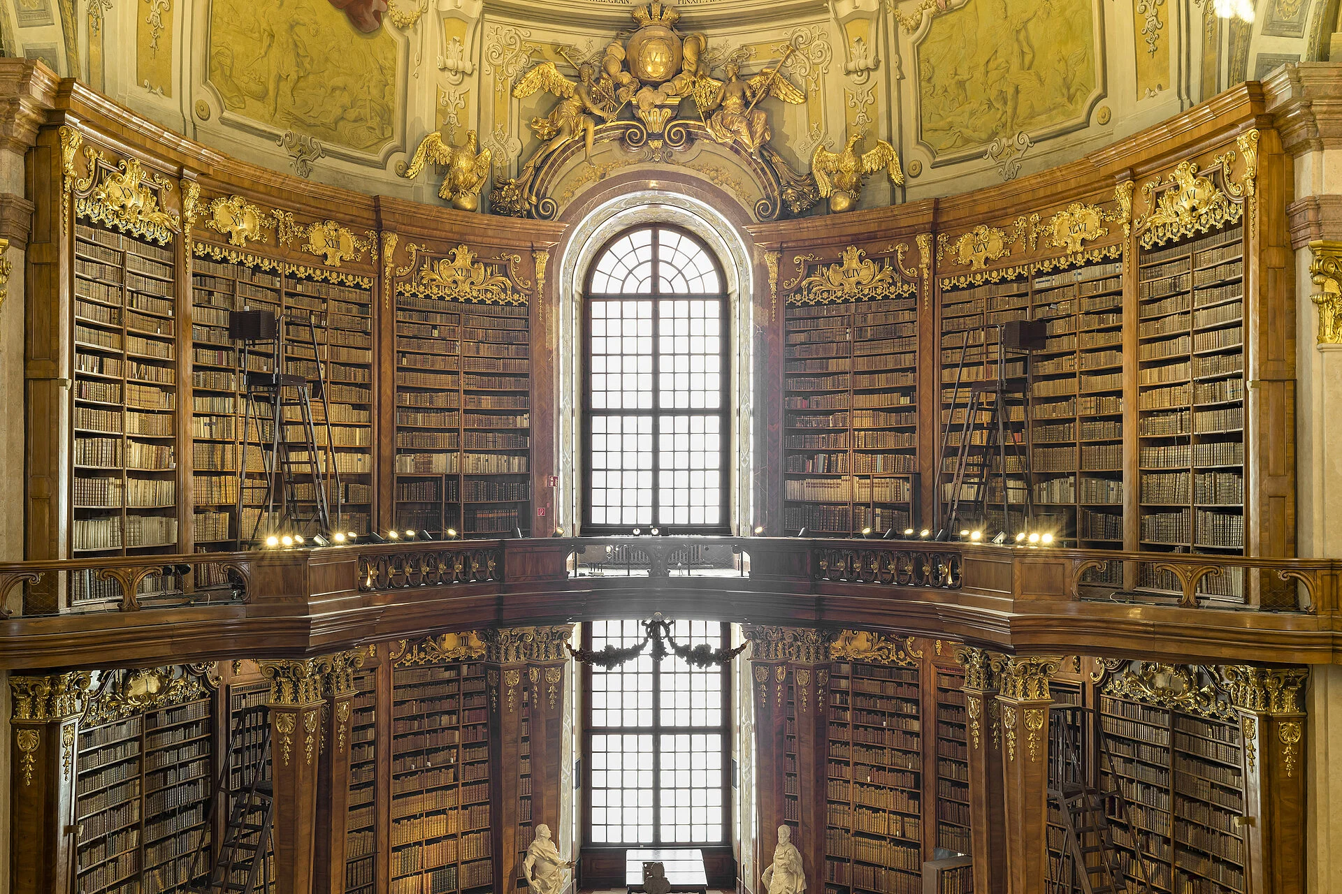 Qualität von Bildung und Ausbildung sollte entscheiden: Prunksaal der ÖNB