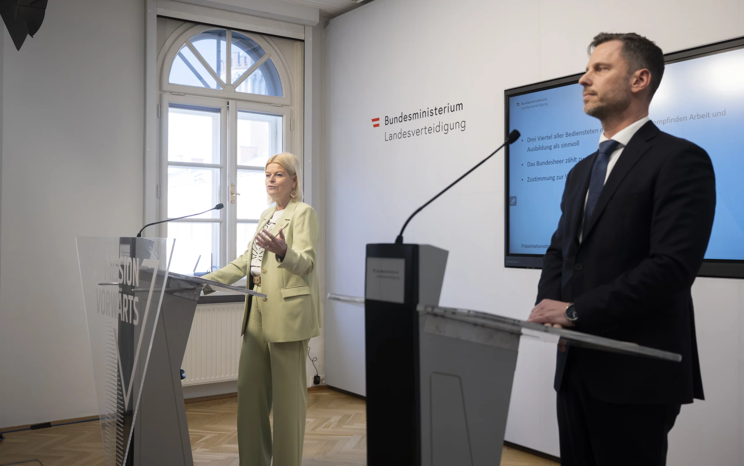 Klaudia Tanner: Das Vertrauen der Soldaten in die Führung steigt