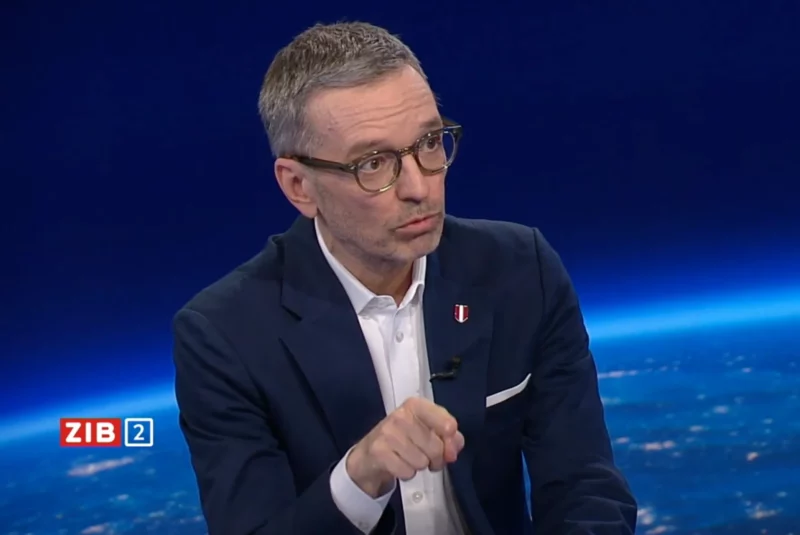 Der ZIB2-Auftritt von FPÖ-Chef Herbert Kickl wird von ÖVP-Generalsekretär Nico Marchetti scharf kritisiert. Foto: Screenshot orf.at/Zur-Sache