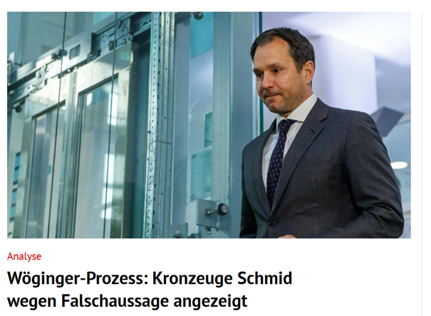 Wackelt der Kronzeugen-Status von Thomas Schmid? Bild: Screenshot Kurier.at