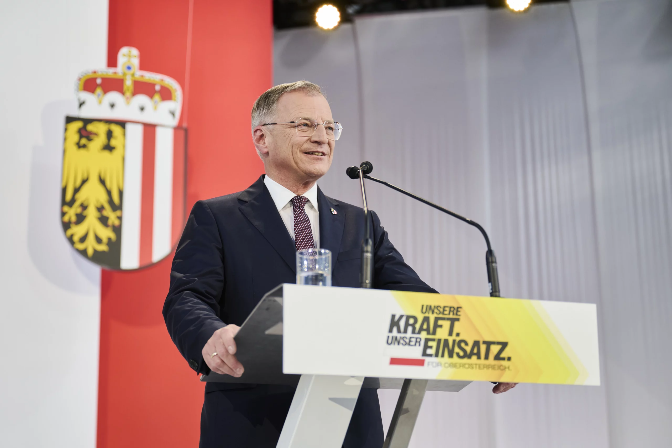 Landeshauptmann Thomas Stelzer: ÖVP führt Oberösterreich
