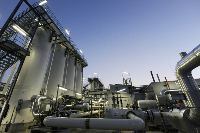 Wirtschaftsminister Hattmannsdorfer will die strategische Gasreserve bis 2029 verlängern. Im Bild der Gasspeicher Haidach. Foto: RAG / steve.haider.com