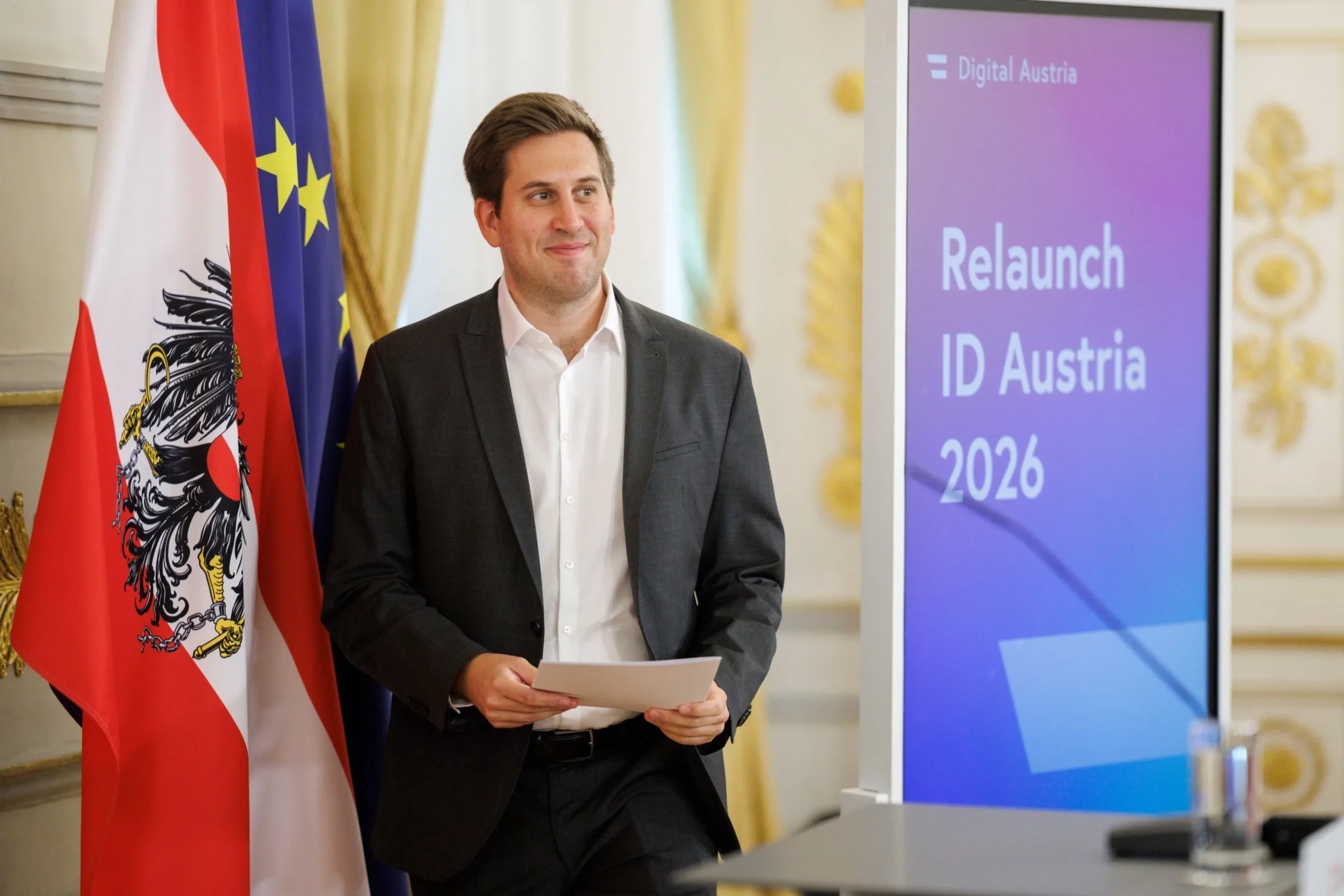 Neue Dienste der ID Austria präsentierte Staatssekretär Alexander Pröll. Foto: Bka / Andy Wenzel