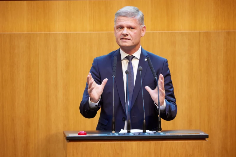 Andreas Hanger kontert auf die Kritik des niederösterreichischen FPÖ-Chefs Landbauer. Foto: Parlamentsdirektion/Thomas Topf