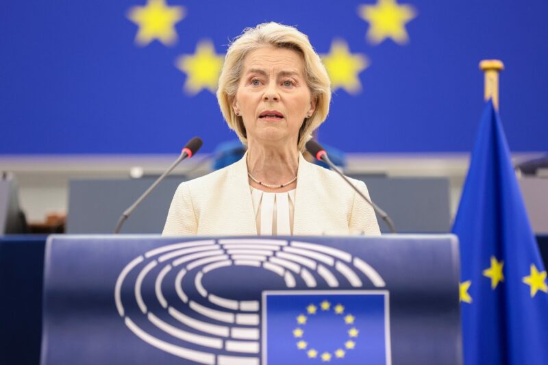 Die Rede zur Lage der union von EU-Kommissionspräsidentin Ursula von der Leyen stößt bei ÖVP-Delegationsleiter Reinhold Lopatka auf Unterstützung. Allerdings fordert er mehr Tempo von der EU-Kommission. Foto: European Union 2026 - Source : EP