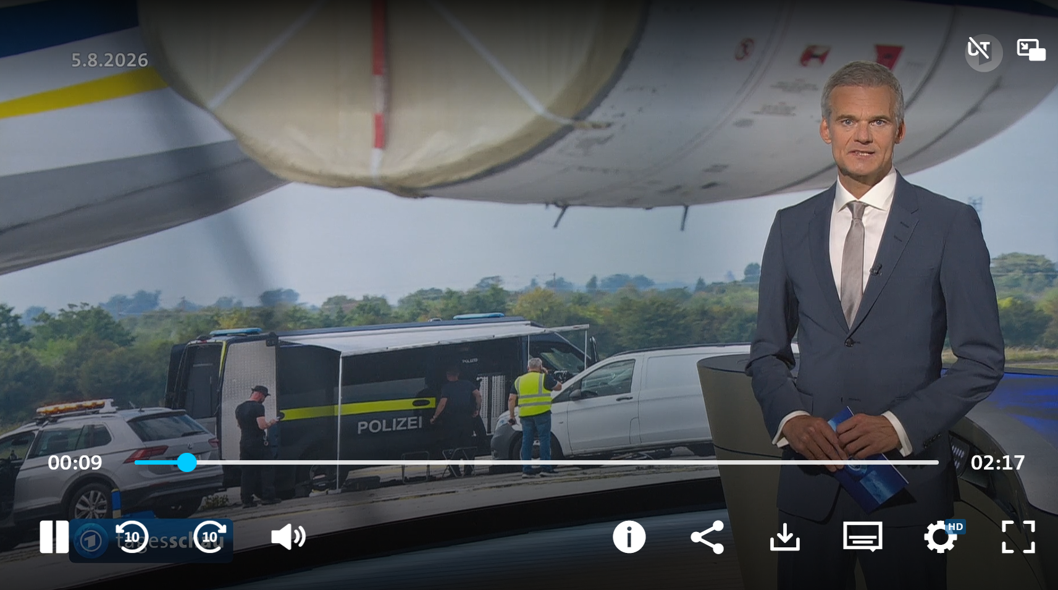 Seit einem Monat steht Deutschland im Banne einer Drohnenattacke Russlands auf ukrainische Flugzeuge am Flughafen Leipzig/Helle. Nun folgen Konsequenzen. In Österreich warnt ÖVP-Klubobmann und Sicherheitssprecher Ernst Gödl neuerlich vor der russland-freundlichen FPÖ. Foto: Screenshot tagesschau