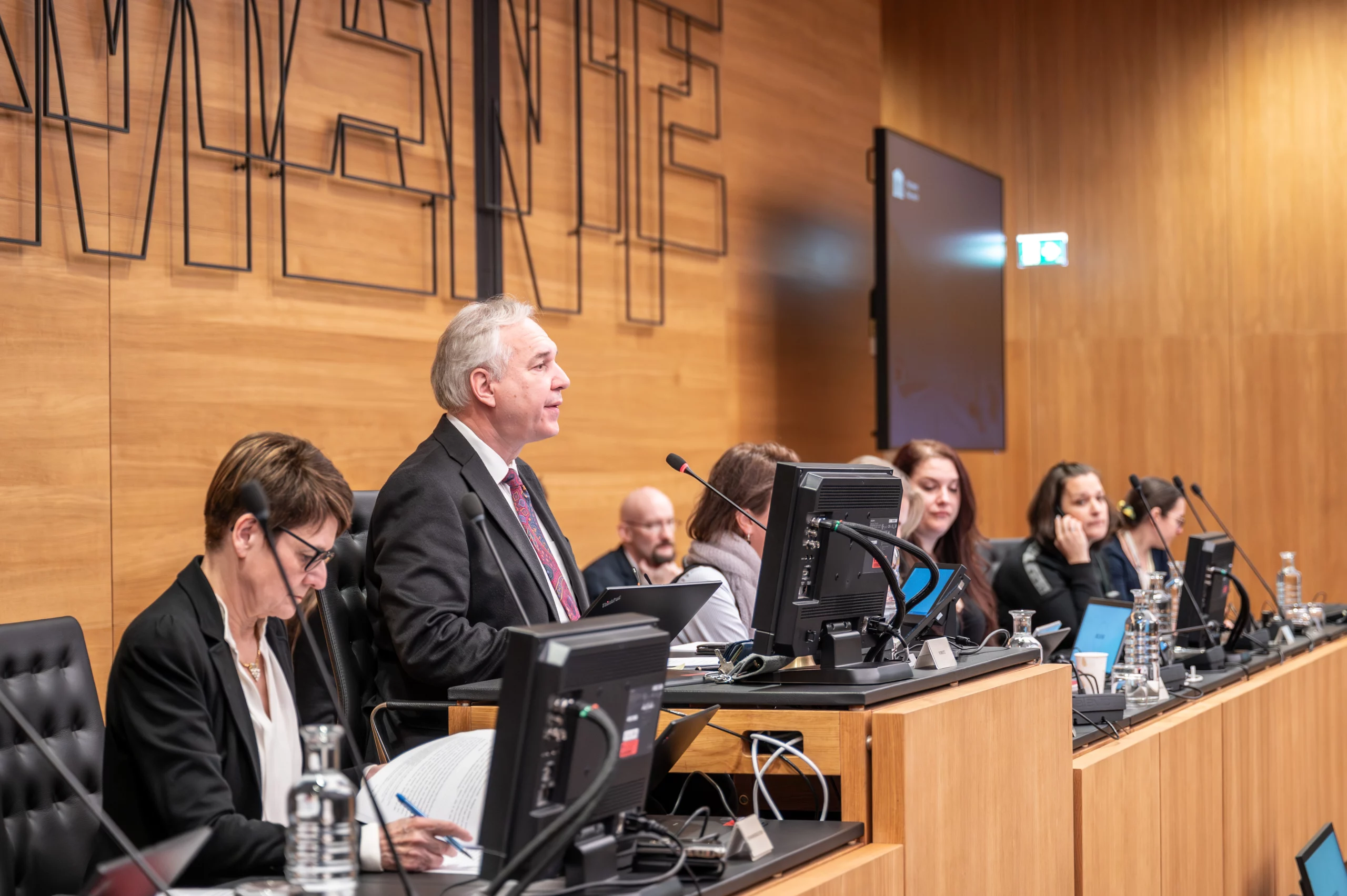 Die Antworten im Pilnacek-Ausschuss (im Bild Vorsitzender Walter Rosenkranz) bestätigen die korrekte Arbeit der Polizei, stellen ÖVP-Abgeordnete fest. Foto: Michael Buchner