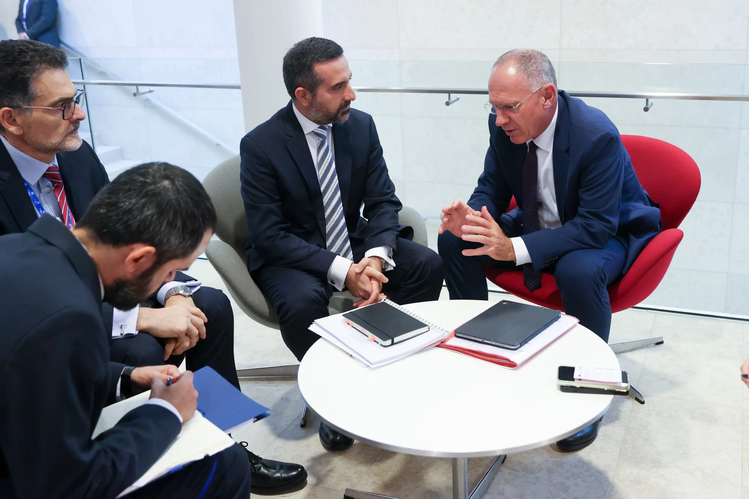 Innenminister unter sich: Nicolaos Ioannidis (Zypern) und Gerhard Karner (Österreich).