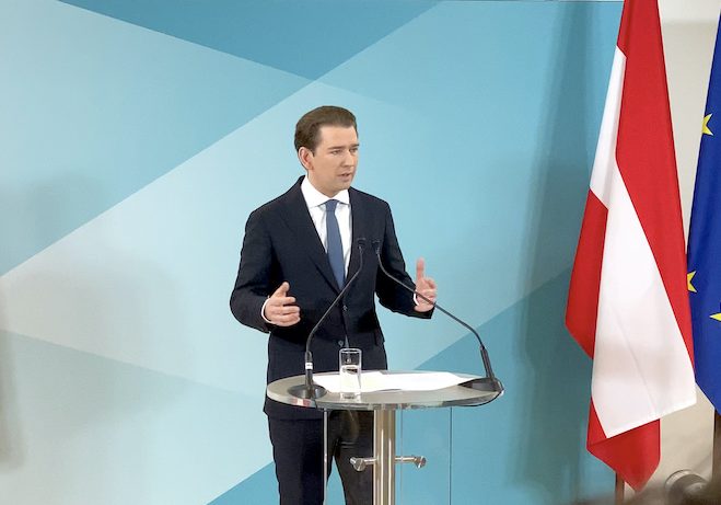 Von Vorwürfen neuerlich entlastet: Der ehemalige Bundeskanzler Sebastian Kurz. Foto: Zur-Sache / Michael Tögel