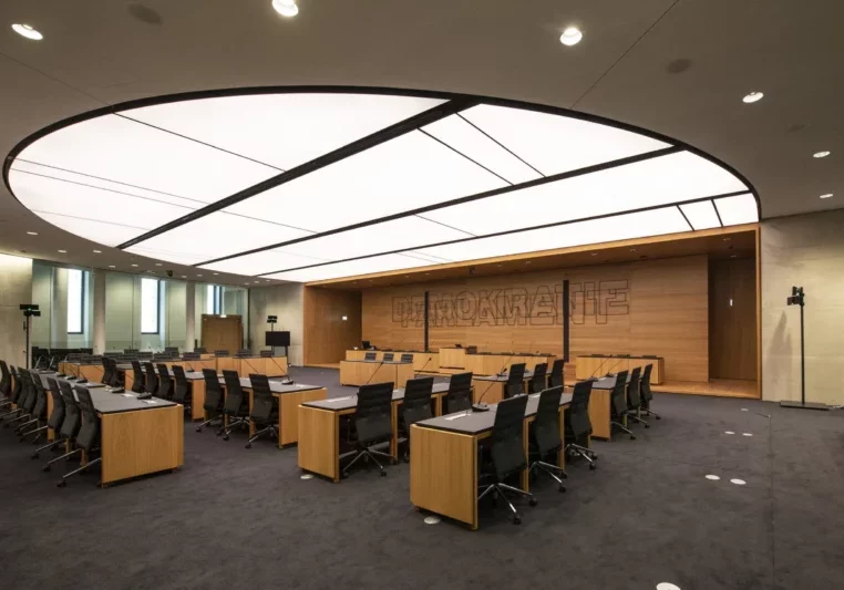 Das "Lokal 1" im renovierten Parlament wird Schauplatz von zwei Untersuchungsausschüssen. Foto: Parlamentsdirektion/Bernhard Zofall