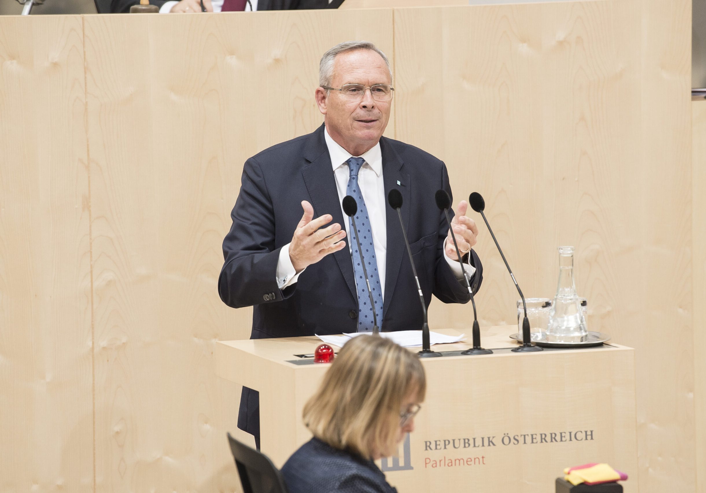 Karl Mahrer ist der neue VP-Parteiobmann für Wien. Foto: Parlamentsdirektion / Thomas Jantzen