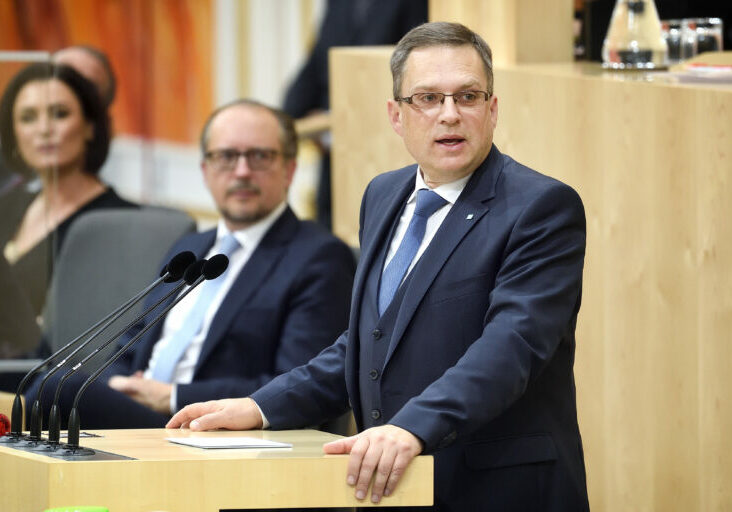 Klubobmann August Wöginger: Wir wollen arbeiten. Foto: Parlamentsdirektion, Johannes Zinner