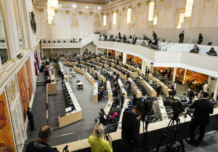 Vor der Budgetdebatte: Rückkehr in das Parlament und Angelobung von Sebastian Kurz. Foto: Parlamentsdirektion / Thomas Jantzen