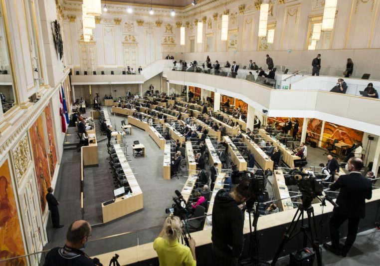 Vor der Budgetdebatte: Rückkehr in das Parlament und Angelobung von Sebastian Kurz. Foto: Parlamentsdirektion / Thomas Jantzen