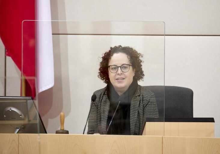 Im 1. Halbjahr 2022 ist Christine Schwarz-Fuchs Präsidentin des Bundesrats. Foto: Parlamentsdirektion / Thomas Topf