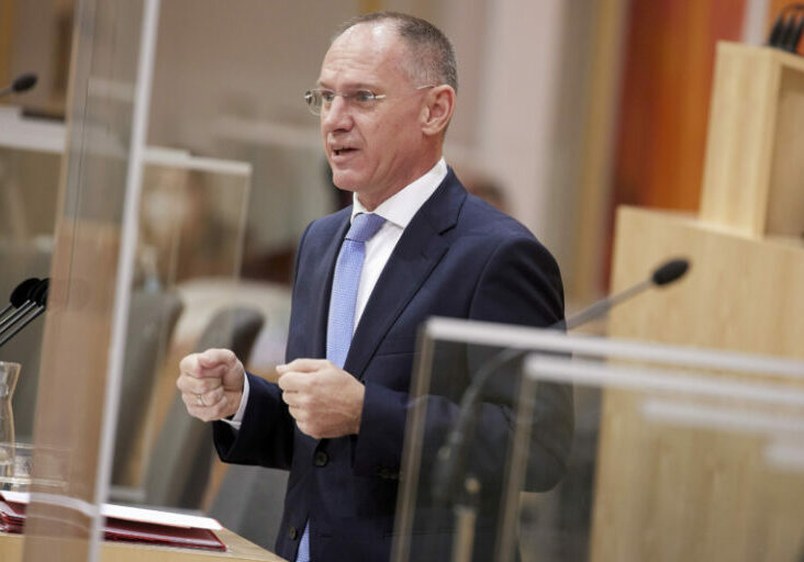 Innenminister Gerhard Karner erhöht den Druck in Sachen Rückführungen und Grenzschutz. Foto: Parlamentsdirektion / Thomas Topf