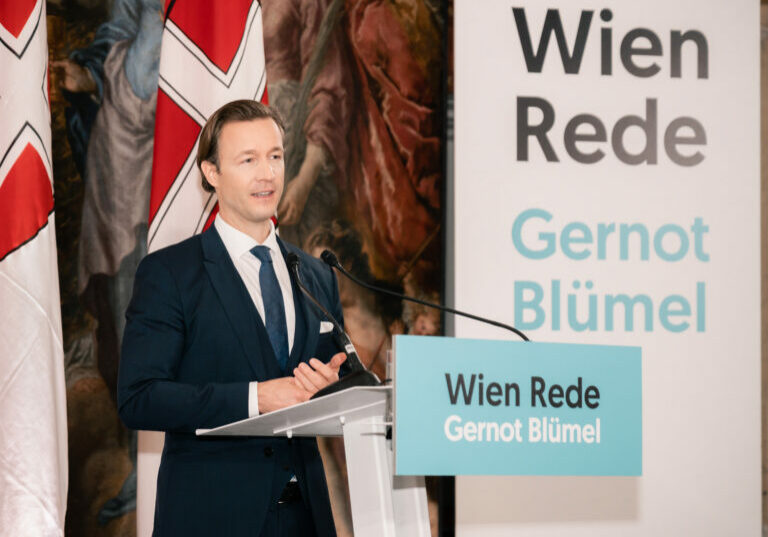 Gernot Blümel, Finanzminister und Obmann der Wiener ÖVP, bei der Wien Rede am 20. Oktober im Schottenstift in Wien. Foto: VP-Wien.