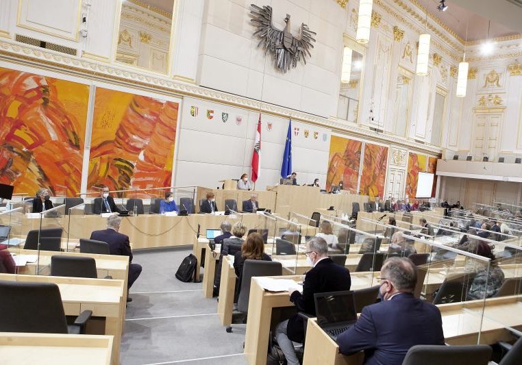 Rechtsstaat und Demokratie garantiert: Anhörung von Fachleuten vor dem Gesundheitsausschuss. Foto: Parlament / Thomas Topf