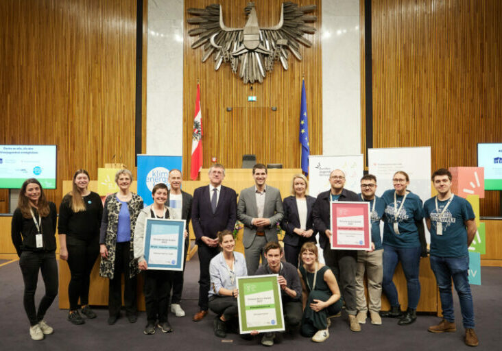 Überreichung der Climate Action Awards 2023