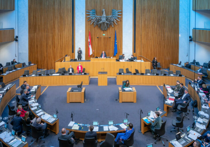 Am Mittwoch wurde die UVP-Novelle beschlossen. Damit sollen Verfahren für Energiewende-Projekte vor allem beschleunigt werden. Foto: Parlamentsdirektion / Michael Buchner
