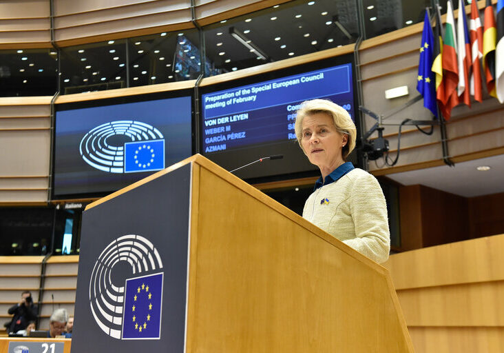 Migration ist eine Herausforderung für ganz Europa, erklärte Von der Leyen zum bevorstehenden Sondergipfel. Foto: EP