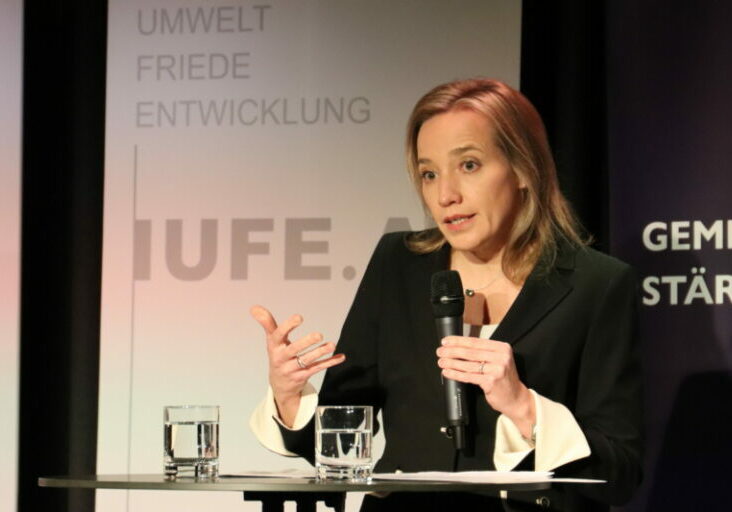Eine rationale Klimaschutzpolitik setzt auf Marktwirtschaft und Innovation: Kristina Schröder, Denkfabrik R21 und frühere deutsche Familienministerin in Wien. Foto: PolAk