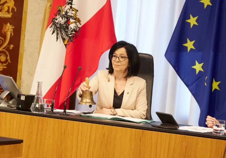 Margit Göll aus Niederösterreich führt im ersten Halbjahr den Vorsitz im Bundesrat. Foto: Parlamentsdirektion/Thomas Topf