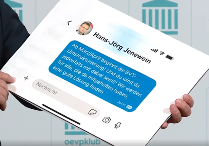 Posten für Ott, gute Lösung für Freunde: Ex-FPÖ_Abg. Hans-Jörg Jenewein. Er ist mit einer Anklage durch die Staatsanwaltschaft Wien konfrontiert. Jenewein wurde nach einer Pause von FPÖ-Klubobmann Herbert Kickl wieder in den FP-Klub in das Parlament zurückgeholt.